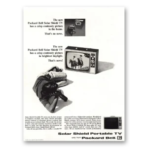 1966 Packard Bell Print Ad | Solar Shield