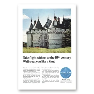 1966 Pan Am Print Ad | Take Flight 16th Century