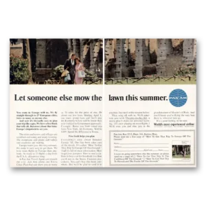 1966 Pan Am Print Ad | Someone Else