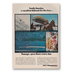 1966 Panagra Airlines Print Ad | Vacation Hideout