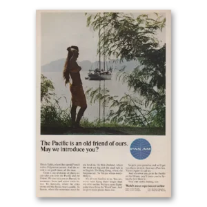 1966 Pan Am Print Ad | Old Friend