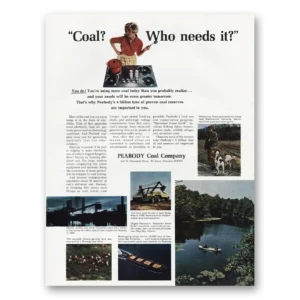 1966 Peabody Coal Print Ad | Coal