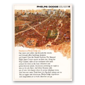 1966 Phelps Dodge Print Ad | Houston