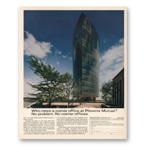 1966 Phoenix Mutual Life Insurance Print Ad | Corner Office