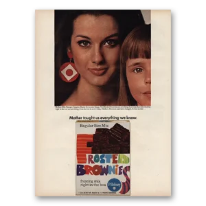 1966 Pillsbury Print Ad | Mother Taught