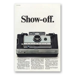 1966 Polaroid Color Pack Camera Print Ad | Show Off