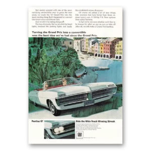 1966 Pontiac Grand Prix Print Ad | Convertible