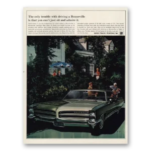 1966 Pontiac Bonneville Print Ad | Can't Just Sit