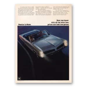1966 Pontiac LeMans Print Ad | Now You Know