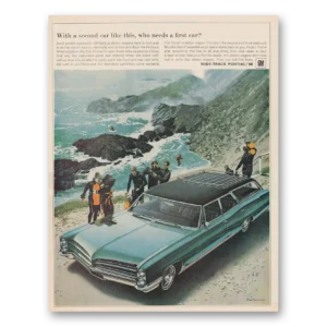 1966 Pontiac Bonneville Print Ad | Second Car