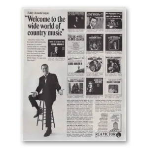 1966 RCA Victor Records Print Ad | Eddy Arnold