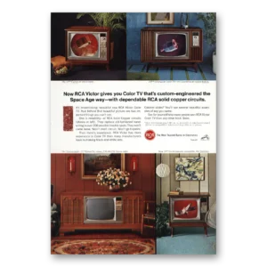 1966 RCA Victor Print Ad | Space Age