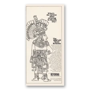 1966 Hotel Reforma Print Ad | Mexico City