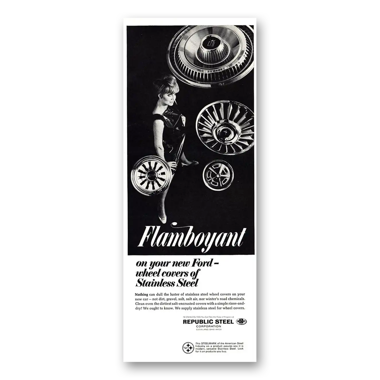 1966 Republic Steel Print Ad | Flamboyant