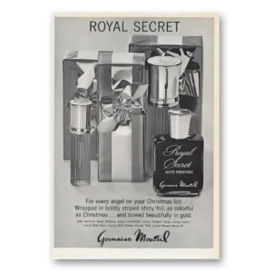 1966 Royal Secret Bath Perfume Print Ad | Christmas List