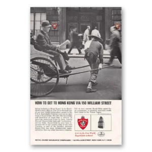 1966 Royal Globe Insurance Print Ad | Hong Kong