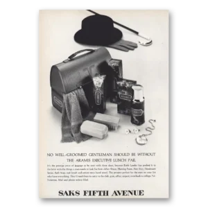 1966 Saks Fifth Avenue Print Ad | Well Groomed Gentleman