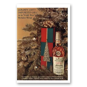 1966 Schenley Whiskey Print Ad | Golden Gift