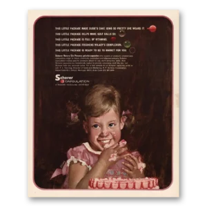 1966 Scherer Capsulation Print Ad | Susies Cake