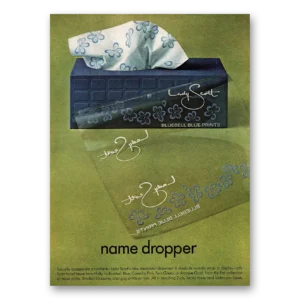 1966 Lady Scott Tissue Print Ad | Name Dropper