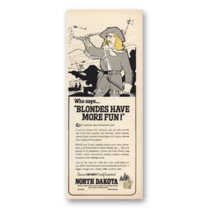 1966 North Dakota Print Ad | Blondes