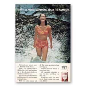 1966 SEGO Diet Food Print Ad | More Slimming