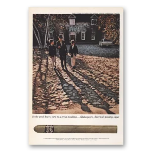1966 Shakespeare Cigar Print Ad | Good Hours