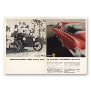 1966 Sinclair Print Ad | Years Acceleration