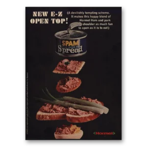 1966 Spam Print Ad | Ez Open