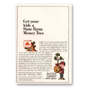 1966 State Farm Insurance Print Ad | Money Tree