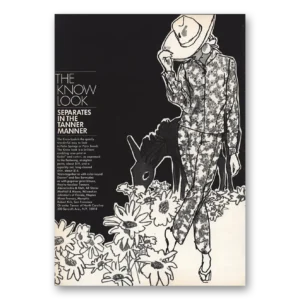 1966 Tanner Fashion Print Ad | The Know Look