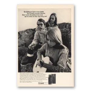 1966 Teak Cologne Print Ad | Englishmen Have More Dash