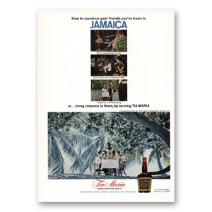 1966 Tia Maria Print Ad | Convince Friends You’ve Been To Jamaica