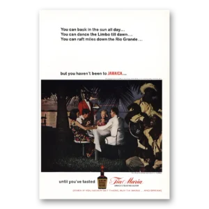 1966 Tia Maria Print Ad | Bask In Sun All Day