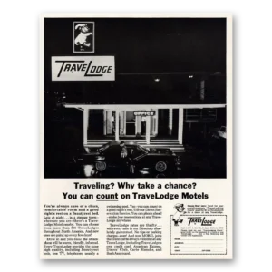 1966 TraveLodge Print Ad | Take Chance