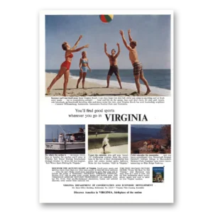 1966 Virginia Print Ad | Find Good Sports