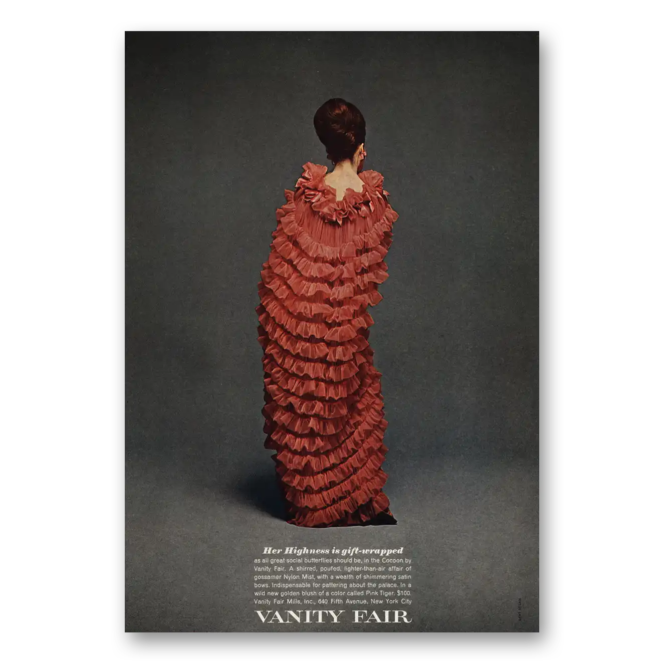 1966 Vanity Fair Fashion Print Ad | Her Highness