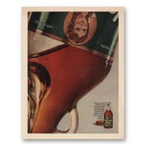 1966 Vermont Maid Syrup Print Ad | More Maple In Blend