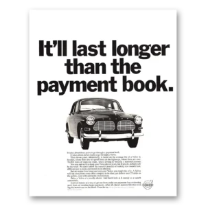 1966 Volvo Print Ad | Payment Book