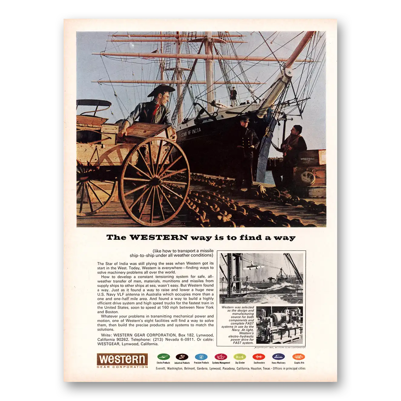 1966 Western Gear Print Ad | Western Way