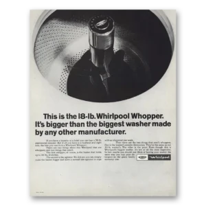 1966 Whirlpool Washer Print Ad | Whopper