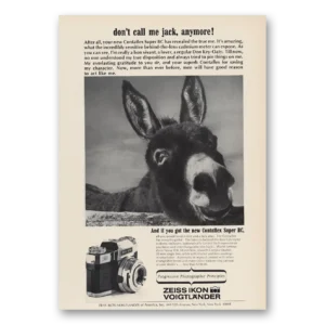 1966 Voigtlander Camera Print Ad | Jack Anymore