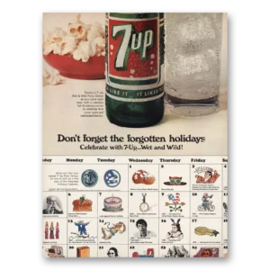1967 7Up Print Ad | Holidays