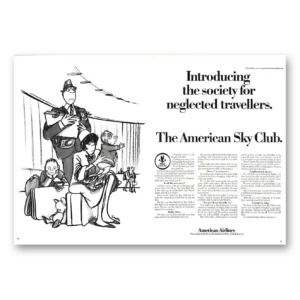 1967 American Airlines Print Ad | Neglected
