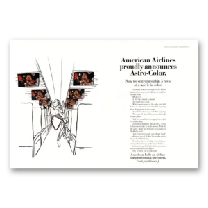 1967 American Airlines Print Ad | Astro Color