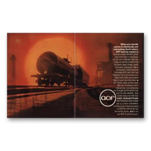 1967 ACF Industries Print Ad | Decide You're In Chemicals