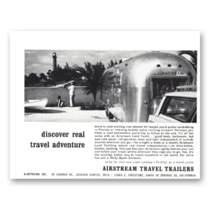 1967 Airstream Trailers Print Ad | Lighthouse Discover Real Travel Adventure