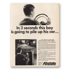 1967 Allstate Insurance Print Ad | This Boy