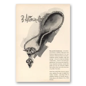 1967 B Altman Print Ad | Jewels Of Yesteryear