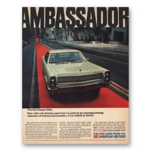 1967 American Motors Print Ad | Red Carpet Ride
